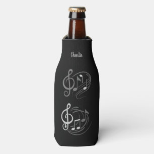 Musiknoten individuelle Name Flaschenkühler
