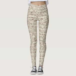 Musiknoten Leggings