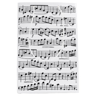 Musiknoten Mittlere Geschenktüte