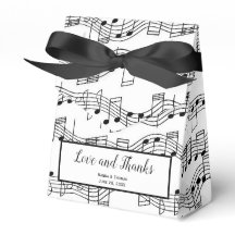 Musiknoten Musikalische Liebe und Dank Gastgeschen
