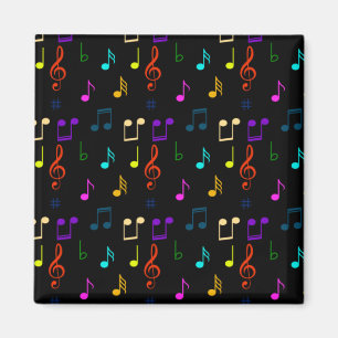 Musiknoten Musiker Geschenke Musiknoten Kunstliebh Magnet