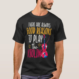 Musiknoten Musikinstrument Violinist Violine T-Shirt
