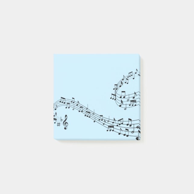 Musiknoten Notizen abschicken (Vorderseite)