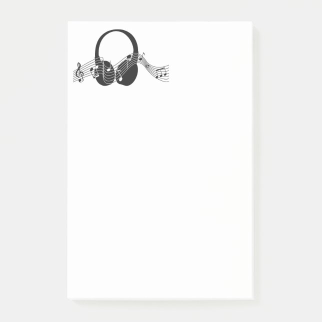 Musiknoten Notizen abschicken (Vorderseite)