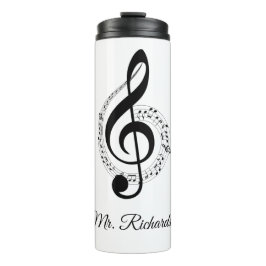 Musiknoten Personalisiert Thermal Tumbler Thermosbecher
