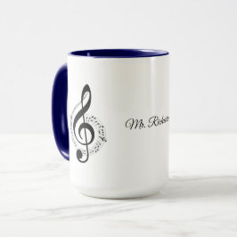 Musiknoten Personalisierte Mug Tasse