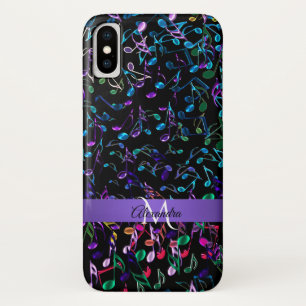 Musiknoten personalisierter iPhone X Fall title_seo2