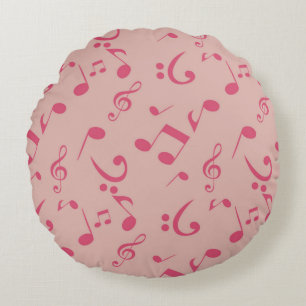 Musiknoten Rundes Kissen