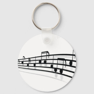 Musiknoten Schlüsselanhänger
