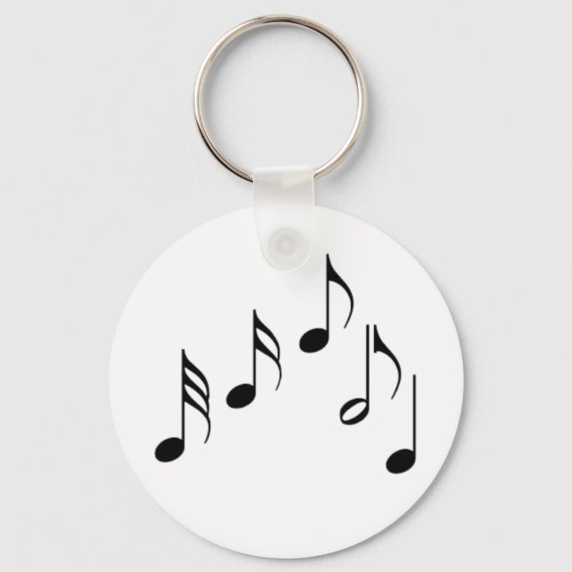 Musiknoten Schlüsselanhänger (Vorderseite)