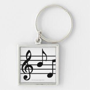 Musiknoten Schlüsselanhänger
