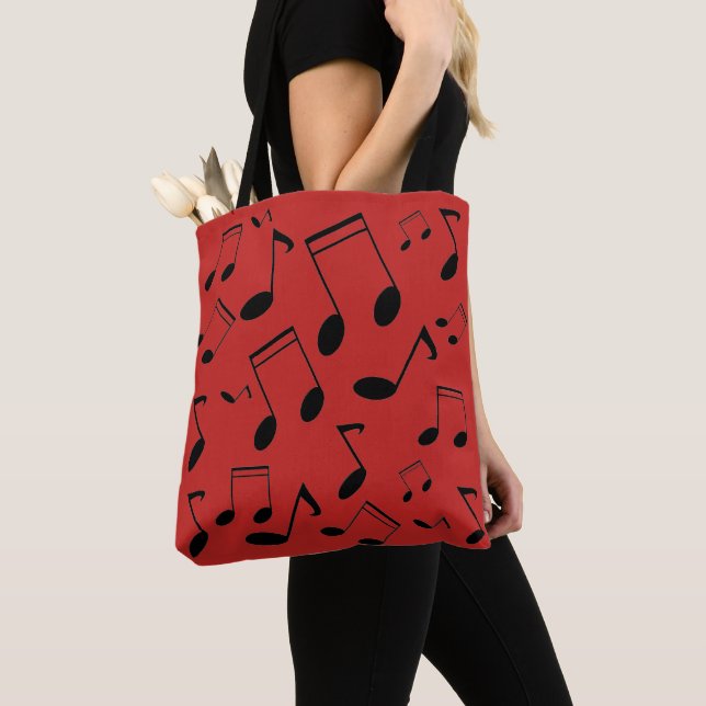 Musiknoten schwarz tasche (Von Nahem)