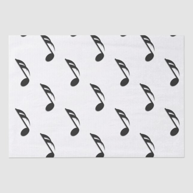 Musiknoten Seidenpapier (Vorderseite)