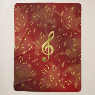 Musiknoten, Sherpa-Decken, Handwerk, Urlaub, Sherpadecke