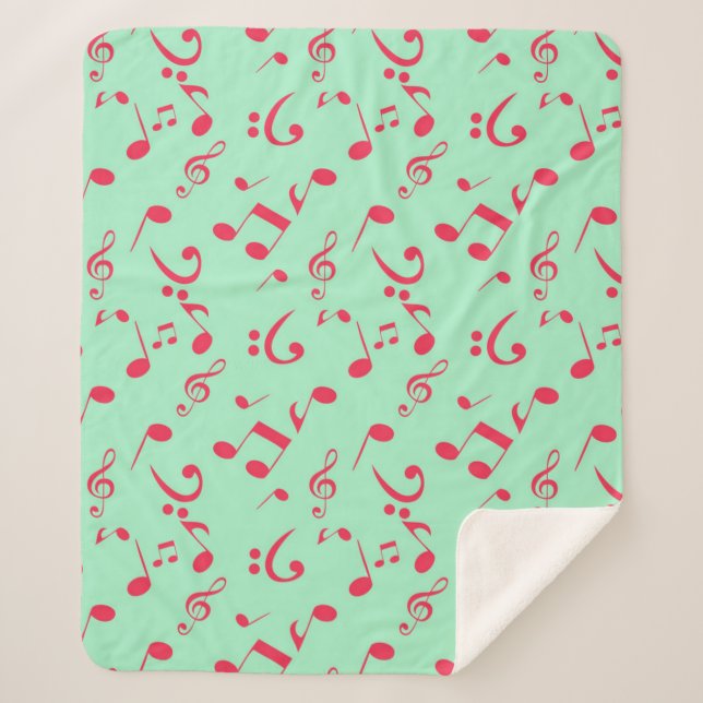 Musiknoten Sherpadecke (Vorderseite)