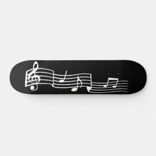Musiknoten Skateboard