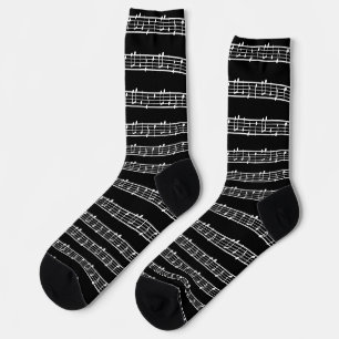 Musiknoten Sock Socken