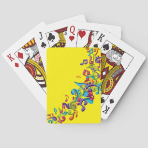 Musiknoten-Spielkarten Spielkarten