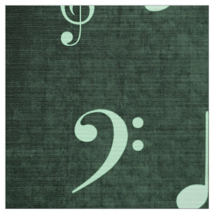 Musiknoten Stoff
