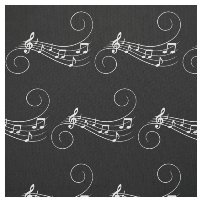 Musiknoten Stoff (Muster)