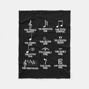 Musiknoten Symbol Definition Humor Lustig Christ Fleecedecke