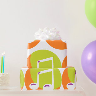 Musiknoten-Symbol Geschenkpapier