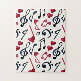 Musiknoten & Symbole Schwarz & Weiß