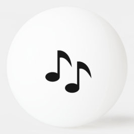 Musiknoten Tischtennisball