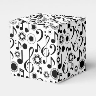 Musiknoten und Clefs Geschenkschachtel