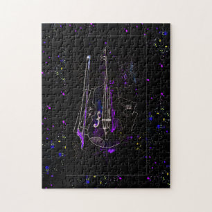 Musiknoten und Doppelbarsch