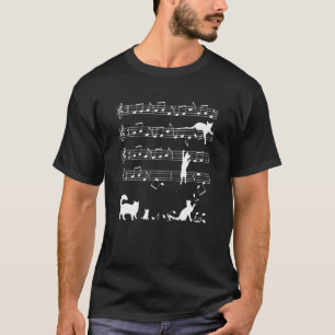 Musiknoten und Katzen, die nicht gut genug sind, 1 T-Shirt