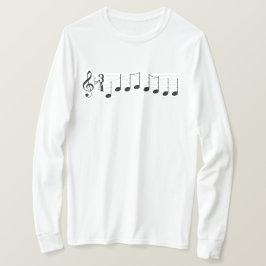 Musiknoten Wir wünschen Ihnen ein frohes Weihnacht T-Shirt