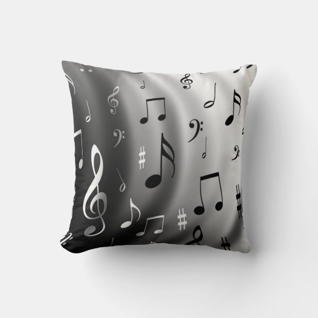 Musiknotenkissen Kissen (Vorderseite)
