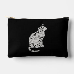 Musiknotens Cat Lover - Minimalistisch Musiker Zubehörtasche