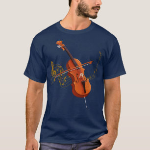 Musiknotens Cellist Cello T-Shirt