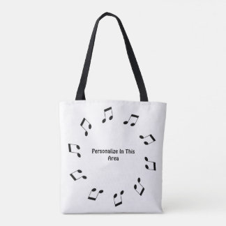 Musiknotens Tote Tasche