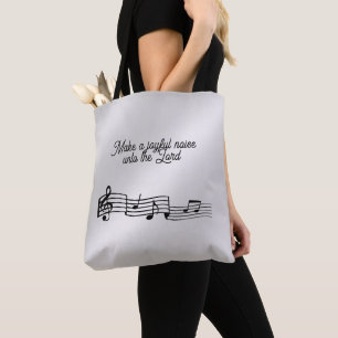 Musiknotens Tote Tasche
