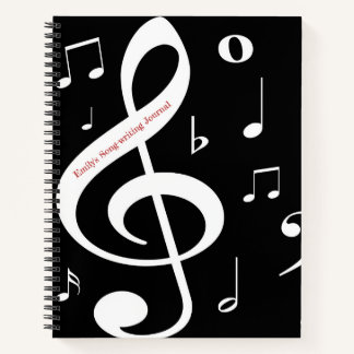 Musiknotizen Songwriting-Journal Notizbuch