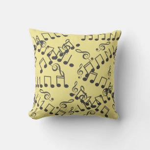 Musiknotizen Treble Clef Kissen Kissen Kissen