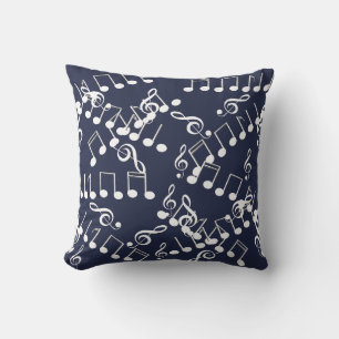 Musiknotizen Treble Clef Kissen Kissen Kissen