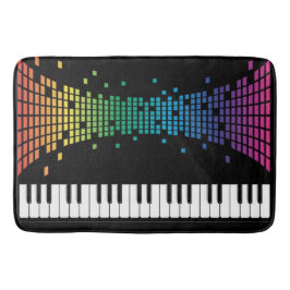 Musikpiano-Instrumentaltastatur mehrfarbig Badematte