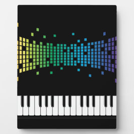 Musikpiano-Instrumentaltastatur mehrfarbig Fotoplatte