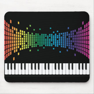 Musikpiano-Instrumentaltastatur mehrfarbig Mousepad