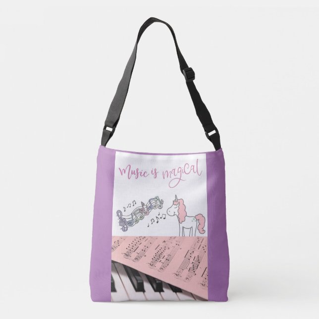 Musikpiano Kindertasche Tragetaschen Mit Langen Trägern (Rückseite)