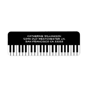 Musikpiano-Tastatur Schlüssel Individuelle Name od