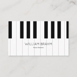 Musikpianteur/ Pianist beruflich Visitenkarte