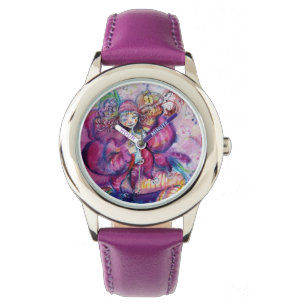 MUSIKPINK CLOWN ARMBANDUHR