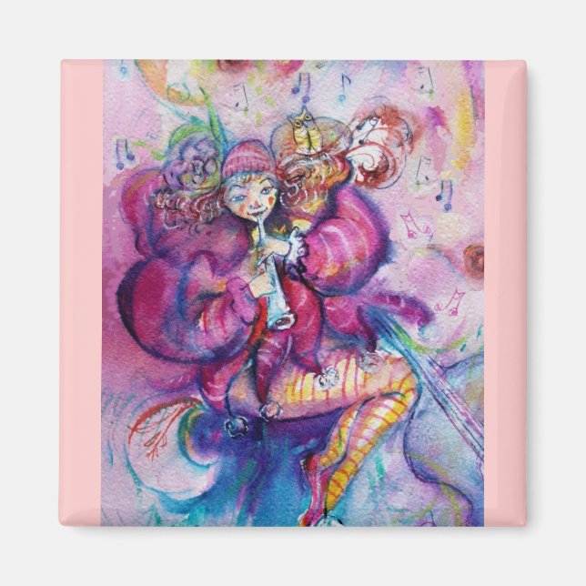 MUSIKPINK CLOWN MAGNET (Vorne)