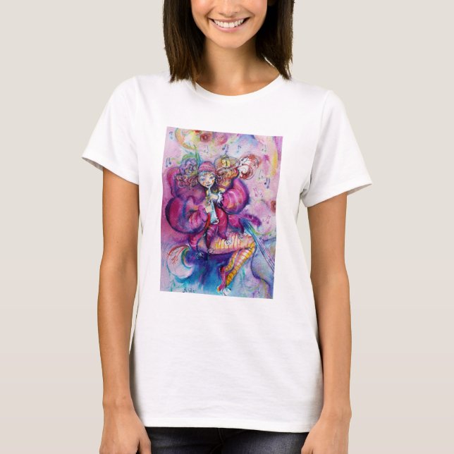 MUSIKPINK CLOWN T-Shirt (Vorderseite)
