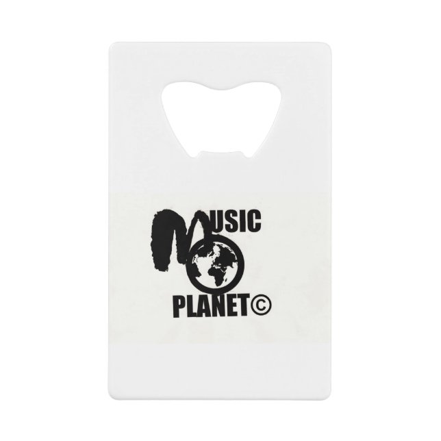 MUSIKPLANET GELDBEUTEL FLASCHENÖFFNER (Vorderseite)